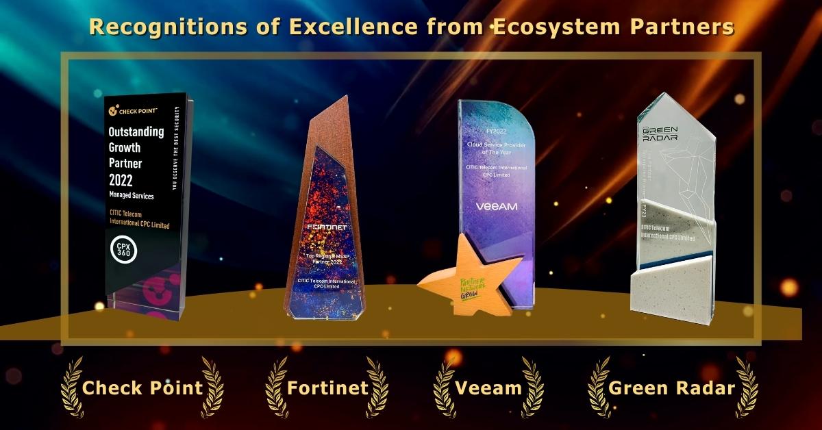 Recognitions of Excellence from Ecosystem Partners
