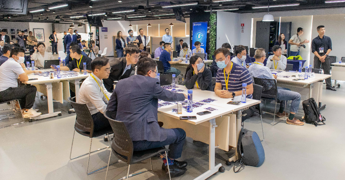 AI Red/Blue Gamification Experience